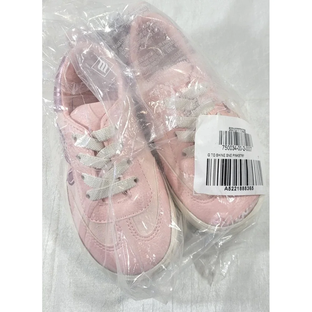 Old Navy Girl's Toddler Elastic Lace Chunky Sneakers - Pink Butterfly - Size 7